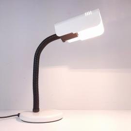 Mid-century Italian Targetti Design Gooseneck Desk Lamp Adjustable Italy 80s