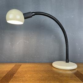 Retro beige desk lamp Italy 1980s Goose table lamp