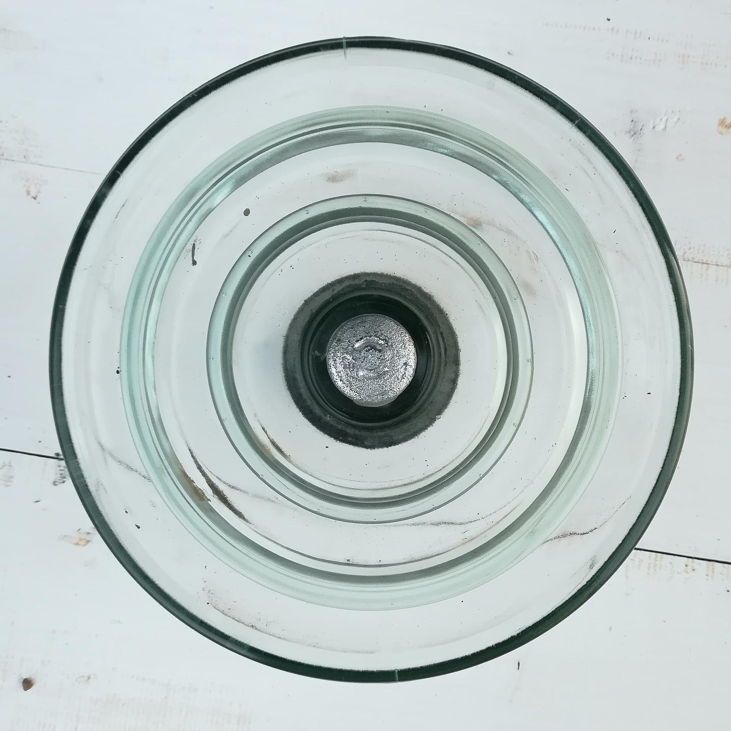 Glass electrical insulator