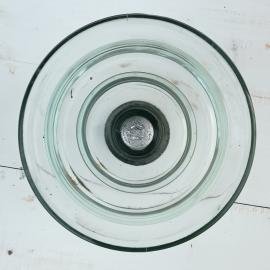 Glass electrical insulator