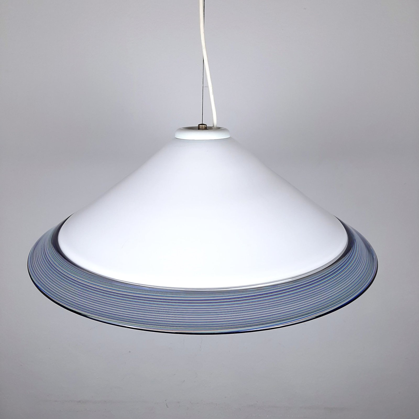 Mid-century murano glass pendant lamp Italy 1970s Retro chandelier