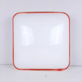 Retro Murano glass lamp by Roberto Pamio & Renato Toso for Leucos Italy 1980s White Red Mid-century lighting