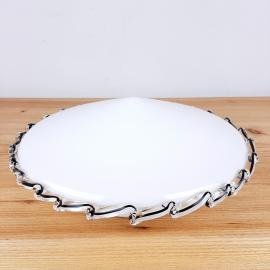 Mid-century murano glass ceiling or wall lamp Ronda Italy 1970s Retro italian design lighting UFO