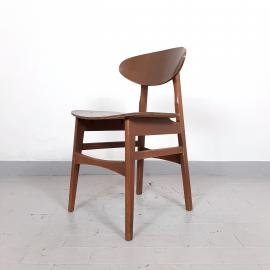 1 of 20 Retro dining chair from '60s Yugoslavia Wood office chair Home office Mid-century wood chair