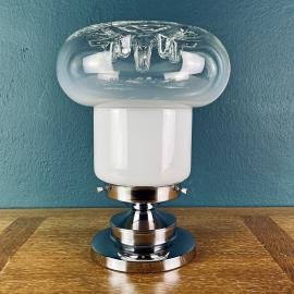 Mid-century murano glass table lamp by Toni Zuccheri for Mazzega Italy 70s Mid-century lighting