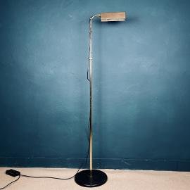 1970s Mid-century brass floor lamp by Relux Milano Italy Vintage italian brass lamp Mid-century modern lighting