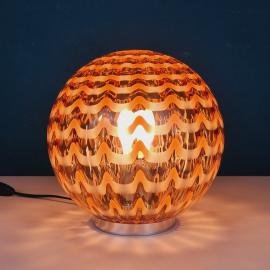 Rare murano table lamp Italy 1980s Vintage home decor Mid-century modern