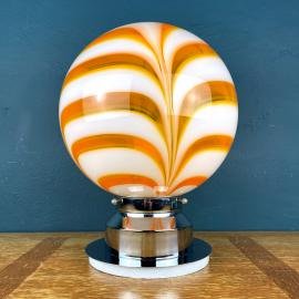 Large murano table lamp by Carlo Moretti Italy 1970s Vintage home decor Mid-century modern