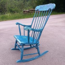 Wooden rocking chair