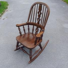 Wooden rocking chair