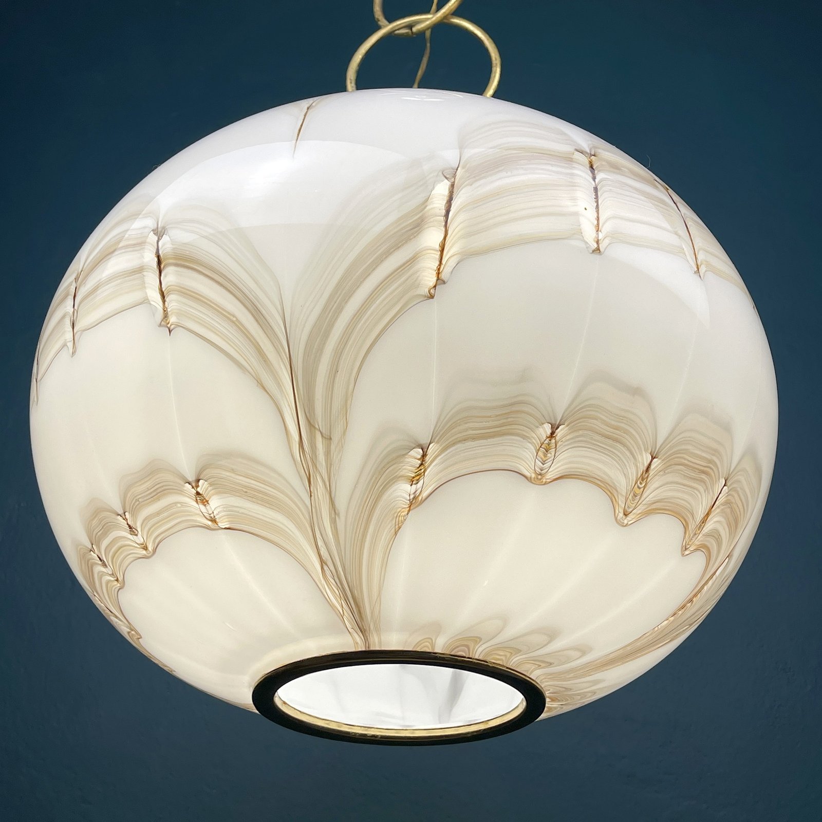 Murano pendant lamp Italy 1960s Mid-century modern lighting