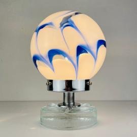 Vintage murano table lamp by Zonca Italy 1980s Vintage home decor Mid-century modern
