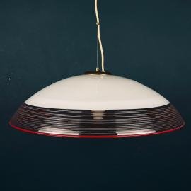 Mid-century murano glass pendant lamp Italy 1970s Vintage murano chandelier