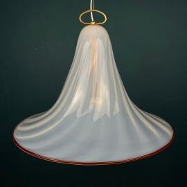 Murano pendant lamp Italy 1970s Mid-century huge hanging lamp Tulip Italian modern lighting