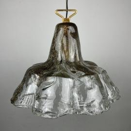 Murano glass pendant lamp Flower by Carlo Nason for AV Mazzega Italy 1970s
