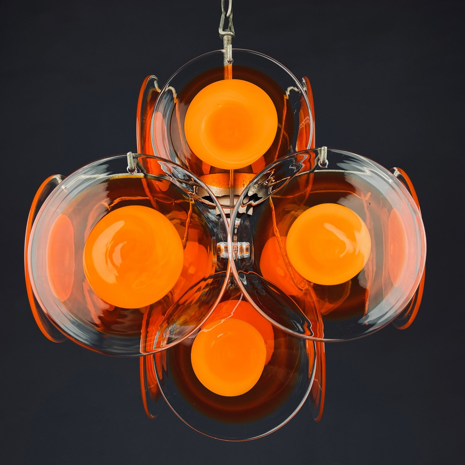 Murano chandelier by Gino Vistosi Italy 1970s