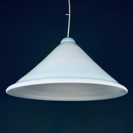 Blue murano pendant lamp Vetri Murano 004 Italy 1980s MCM unique italian lighting