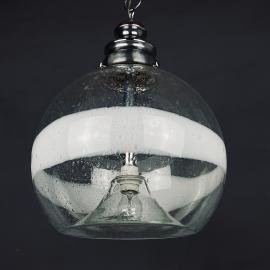 Large Murano glass pendant lamp by Ettore Fantasia and Gino Poli Sothis Murano Italy 1960s