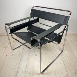 Wassily chair by Marcel Breuer Model B3 Chair Italy 1980s Iconic Bauhaus Design