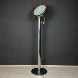 Metal floor lamp with magnet by Goffredo Reggiani Italy 1960s