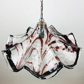 Murano glass pendant lamp Italy '70s Mid-century modern lighting