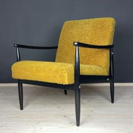 Mid-century lounge armchair Yugoslavia 1970s Vintage Coctail Armchair