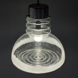 Murano glass pendant lamp Italy 1960s Space age Mid-century modern italian lighting