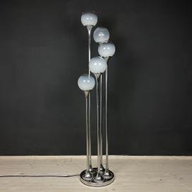 Mid-century floor lamp by Targetti Sankey Italy 1960s Design Space Age Vintage italian lighting