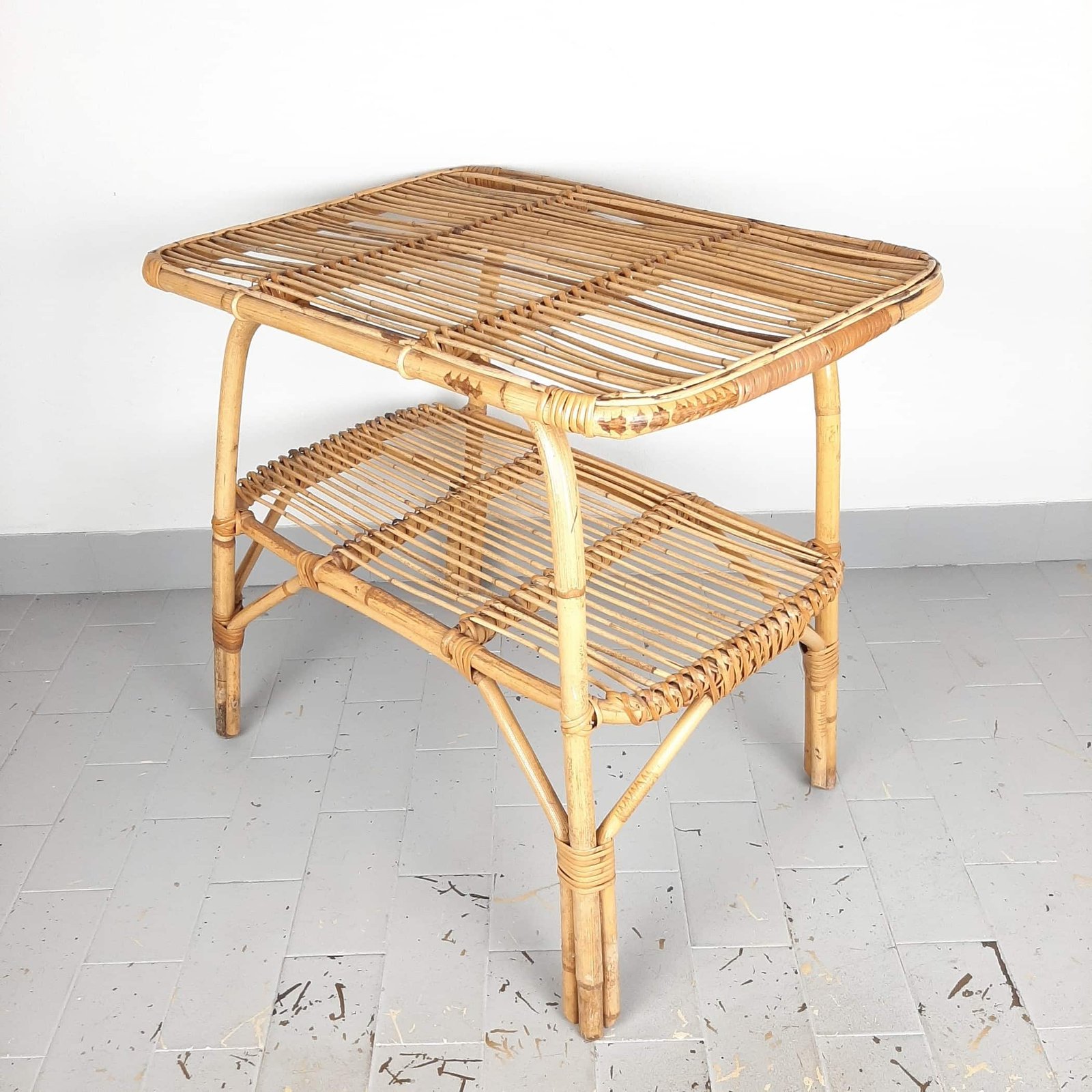 Vintage bamboo coffe table