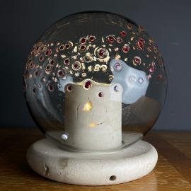 Murano Glass Table Lamp by La Murrina Italy 1970s Mid-century Modern Italian lighting
