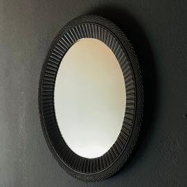 Vintage wood frame mirror Austria 1930s