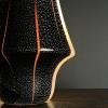 Black white murano table lamp Mushroom Italy 1980s MCM modern