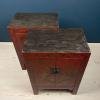 Mid-Century Italian Bedside Tables style Chinoiserie 1950s Set of 2