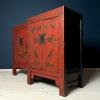 Mid-Century Italian Bedside Tables style Chinoiserie 1950s Set of 2