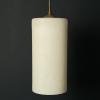 Mid-century opalin glass pendant lamp Italy 1960s Industrial italian lighting
