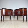 Mid-century pair of nightstands Italy 50s