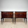 Mid-century pair of nightstands Italy 50s
