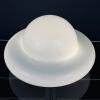 Mid-century white murano glass ceiling lamp Italy 1970s