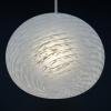 Large swirl murano glass pendant lamp Vetri Murano Italy 1970s