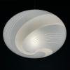 Classic swirl Murano glass pendant lamp Italy 70s