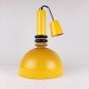 Retro metal pendant lamp Sijaj Hrastnik Yugoslavia 1970s Mid-century lighting Industrial light
