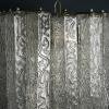 Mid-century murano glass chandelier Tronchi by Venini Italy 1960s
