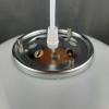 Mid-century White Pendant Lamp Meblo Guzzini 1970s Yugoslavia Italia