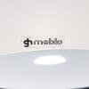 Mid-century White Pendant Lamp Meblo Guzzini 1970s Yugoslavia Italia