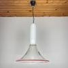 Murano pendant lamp Samanta by Roberto Pamio for Leucos Italy 1970s