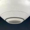 Mid-century pendant lamp Italy 1950s White glass chandelier Italian modern