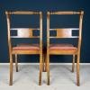 Pair dining chairs, Italy 60s