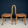 Pair dining chairs, Italy 60s