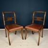 Pair dining chairs, Italy 60s