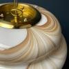 Murano pendant lamp Italy 1970s Mid-century italian modern lighting